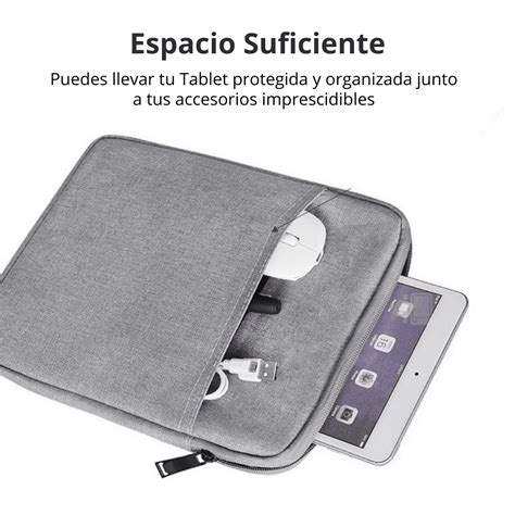 Funda Tablet Pulgadas De Microfibra Y Repelente Al Agua Ipadizados