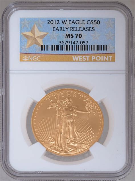 2012 $50 Gold Eagle Coin Auction