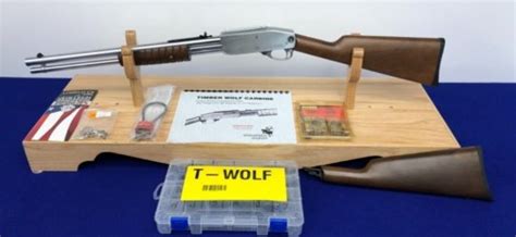 Done Imi Timber Wolf Mag Pump Action Takedown Stainless Mint