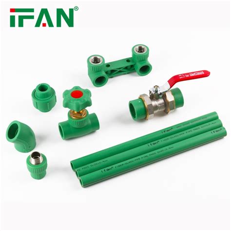 Ifan High Pressure Pn25 Plumbing Green Female Thread PPR Water Pipe