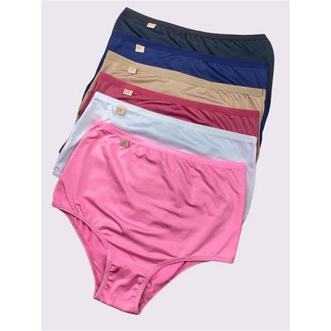 Kit Calcinha Cintura Alta Hot Pants Calçola Senhora Feminina Alto Básica Tangão Segura Barriga