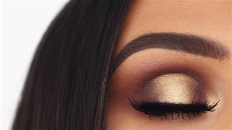 Soft Glam Gold Grungy Halo Eye Makeup Tutorial Youtube