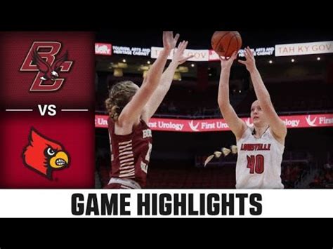 Boston College Vs Louisville Women S Basketball Highlights 2022 23