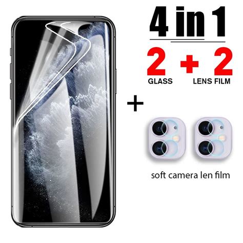 4in1 Hydraulic Film For Iphone 13 12 11 Pro Xs Max Curved Screen