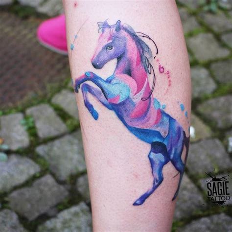 Watercolor Horse Tattoo at GetDrawings | Free download