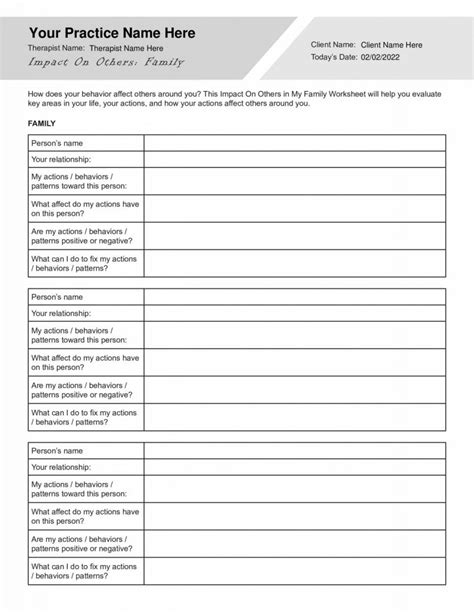 Reality Therapy Worksheets Bundle Editable Fillable Printable Pdfs