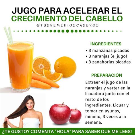 Jugo Para Acelerar El Crecimiento Del Cabello Herbalism Herbal