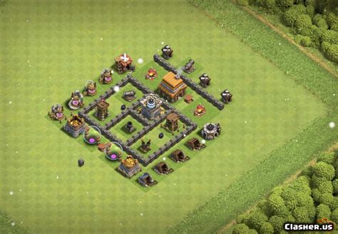 [Town Hall 4] TH4 War/Trophy base #C442B061 [With Link] [1-2024 ...