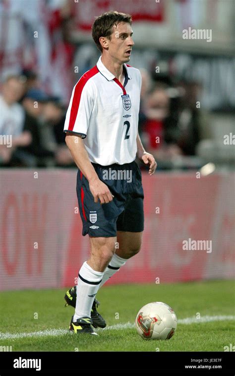 Gary Neville England Manchester United Fc Rheinpark Stadium Vaduz