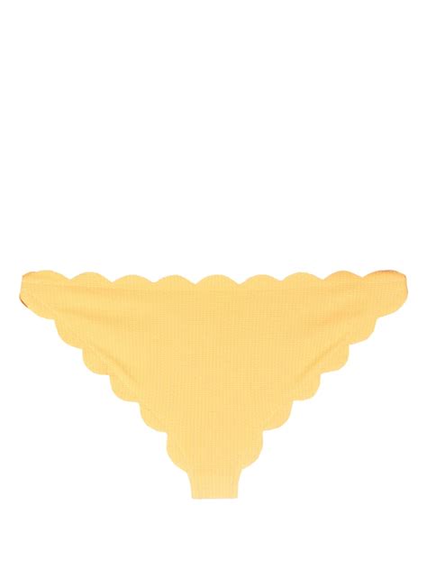 Marysia Antibes Scallop Hem Bikini Bottoms Farfetch