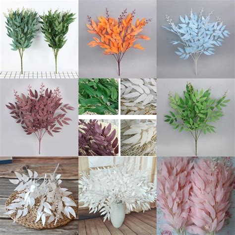 Ветка искусственная ива рускус штучна гілка верби декор 50 см — цена 80 ...