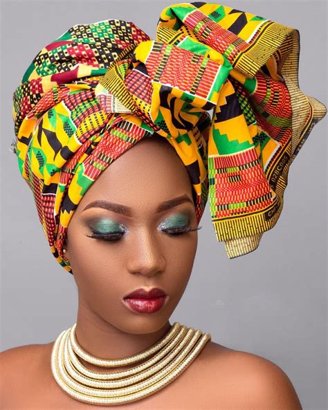 Kente Headwrap Muse Simi Morgans Mua Suadismakeover Headwrap