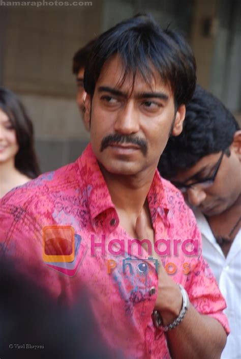 Ajay Devgan At U Me Aur Hum Special Screening In Cinemax On April 9th