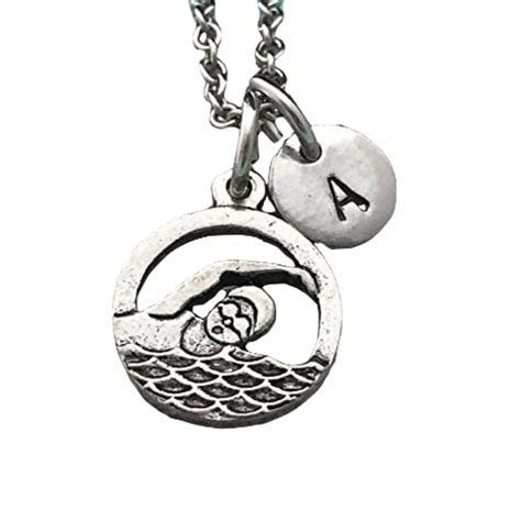 Amazon Swimmers Necklace Swimmers Charm Swimming Necklace