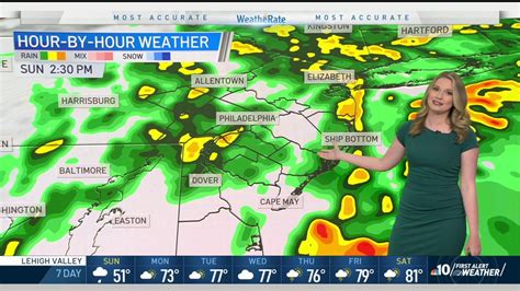 Nbc10 First Alert Weather Breezy Rainy Conditions Continue Nbc10 Philadelphia