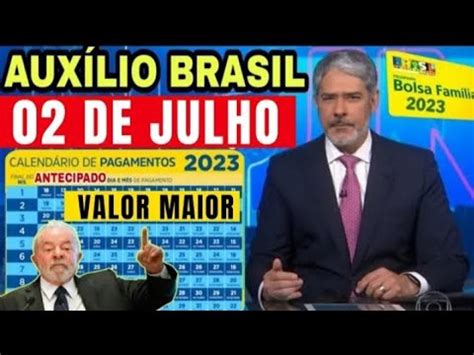 URGENTE Saiu o calendário oficial de JULHO 2023 AUXÍLIO BRASIL ainda