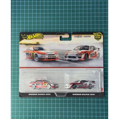 Jual Hot Wheels Premium Nissan Sx S Nissan Silvia S Two Pack White Red Japan