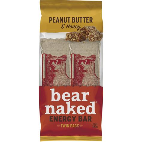 Bear Naked Peanut Butter Honey Real Nut Energy Bar Pack Woolworths