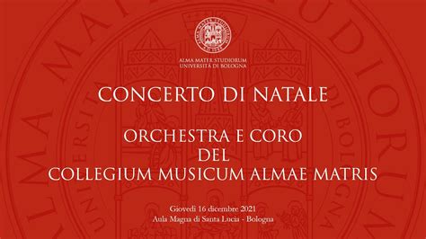 Concerto Di Natale Del Collegium Musicum Seconda Parte Youtube