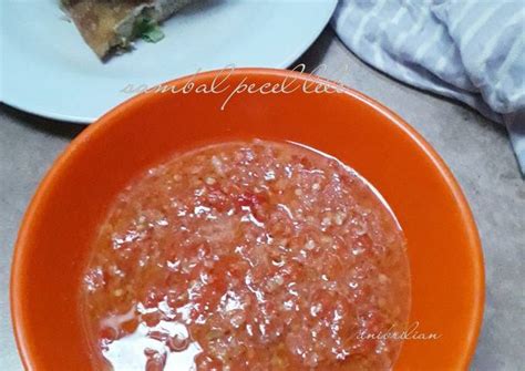 Resep Sambal Pecel Lele Oleh Ani Brilian Cookpad