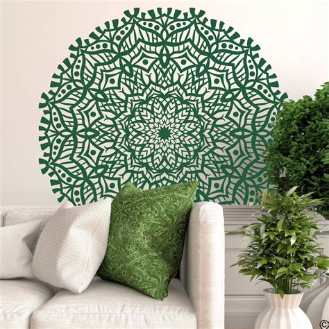 Mandala the Chloe Vinyl Wall or Ceiling Decal for | Etsy