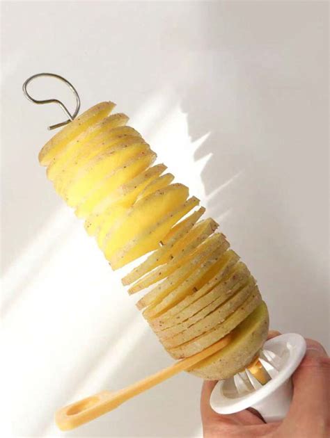 Household Manual Spiral Potato Slicer Potato Chips Cutter With Spiral