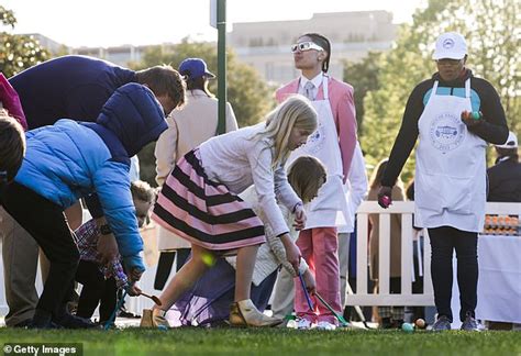 Hunter And Baby Beau Join Joe And Jill And Bunnies At White House