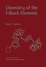 Chemistry of the f-Block Elements - 1st Edition - Paul O'Brien - Helen