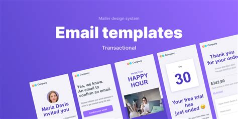 Mailer Email Templates Design System By Craftingemails Figma