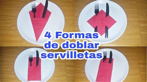 Como Doblar Servilletas De Papel Para Cubiertos Doblar Servilletas