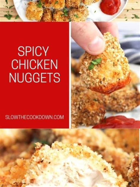 Spicy Buttermilk Chicken Nuggets - Slow The Cook Down