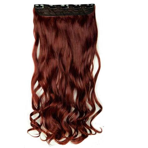 Artifice Clip Curly Wavy Hair Extension Golden Brown Buy