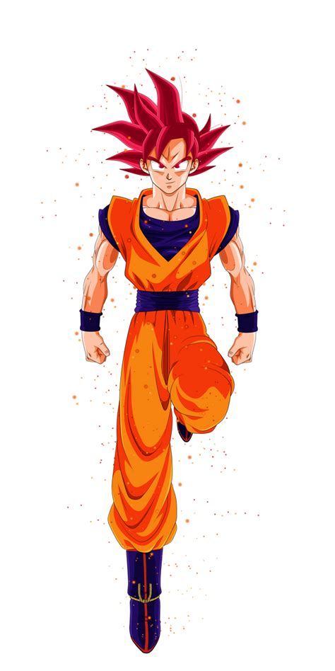 Goku Super Saiyajin Dios By Maiagulcuon On Deviantart