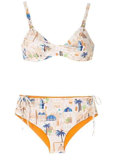 LYGIA NANNY Marcela Print Bikini Set Editorialist