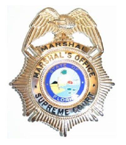 Florida Supreme Court Marshal | Police officer badge, Police badge ...