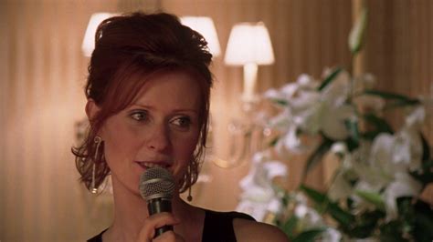 Shure Microphone Held By Cynthia Nixon As Miranda Hobbes In Sex And The City S06E08 The Catch