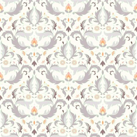 Antique Seamless Pattern Ornamental Victorian Background Vector