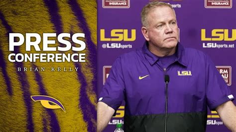 Brian Kelly Previews Lsu Vs Arkansas Give Injury Update Youtube