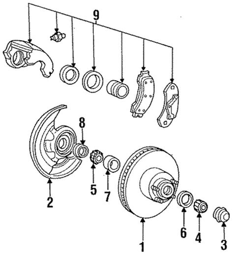 1993 Ford Ranger Rear Brake Diagram