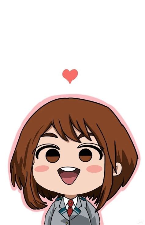 Chibi Ochako Chibi Character Art Digital Artist