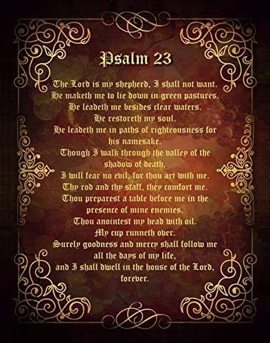 Amazon Psalm Wall Art X Un Framed Print Olde Englinsh