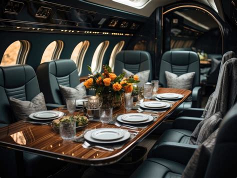 The Culinary Experience & Fine Dining on Private Jet Charter - Gold ...