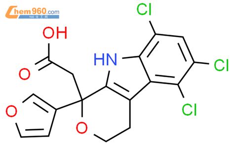 630397 45 4 Pyrano 3 4 B Indole 1 Acetic Acid 5 6 8 Trichloro 1 3