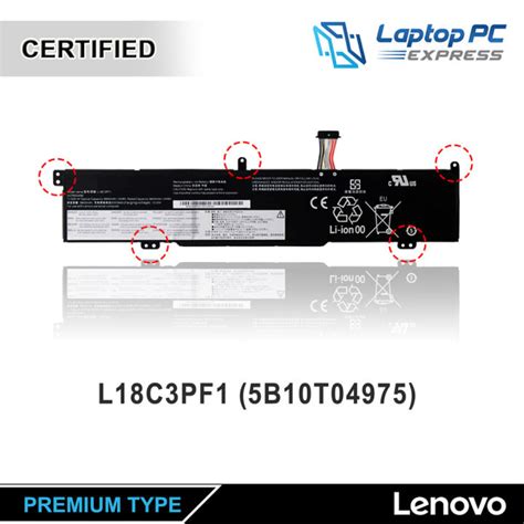 Lenovo L C Pf Laptop Battery Compatible With Lenovo Ideapad L