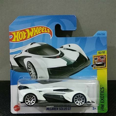 Jual Hot Wheels Mclaren Solus Gt Hw Exotics Short Card White Putih Shopee Indonesia