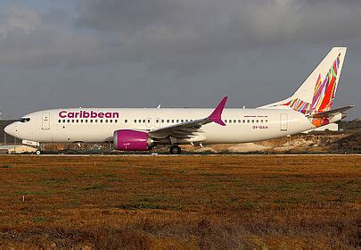 9Y BAH Caribbean Airlines Boeing 737 8 MAX