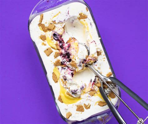 Blueberry Lemon Cheesecake Ice Cream