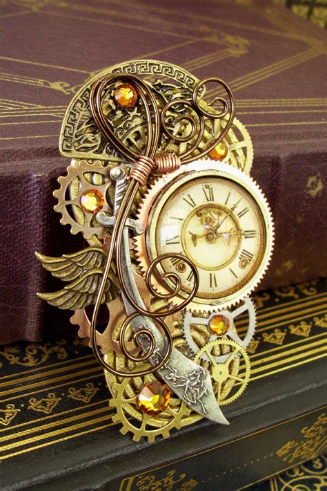 Steampunk Pin Or Pendant P109 Brooch Persianoriental