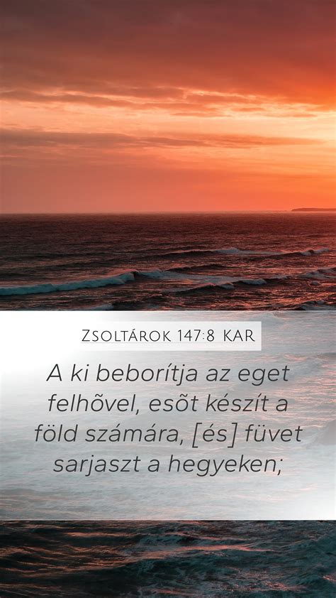 Zsoltárok 147 8 KAR Mobile Phone Wallpaper A ki beborítja az eget