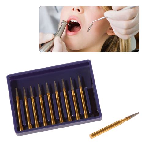 Pcs Dental Tungsten Carbide Trimming Finishing Burs Drill Smooth